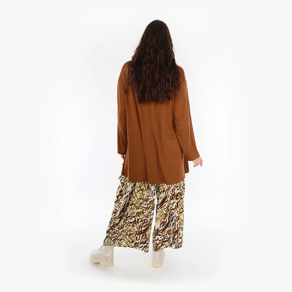 AKH Fashion Hose 8069 Sakia, Olive/Cognac/Weiß