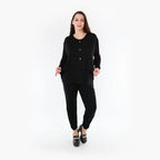 AKH Fashion Jacke 130 Bambus, Schwarz