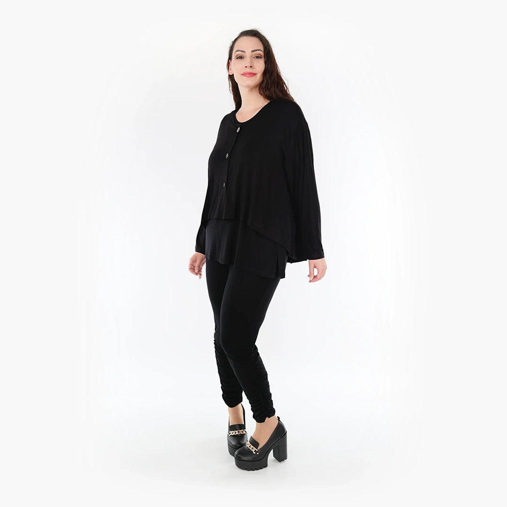 AKH Fashion Jacke 130 Bambus, Schwarz