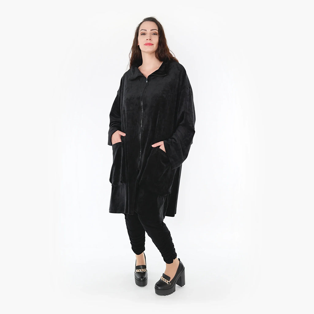 AKH Fashion Mantel 2276 Eliza, Schwarz