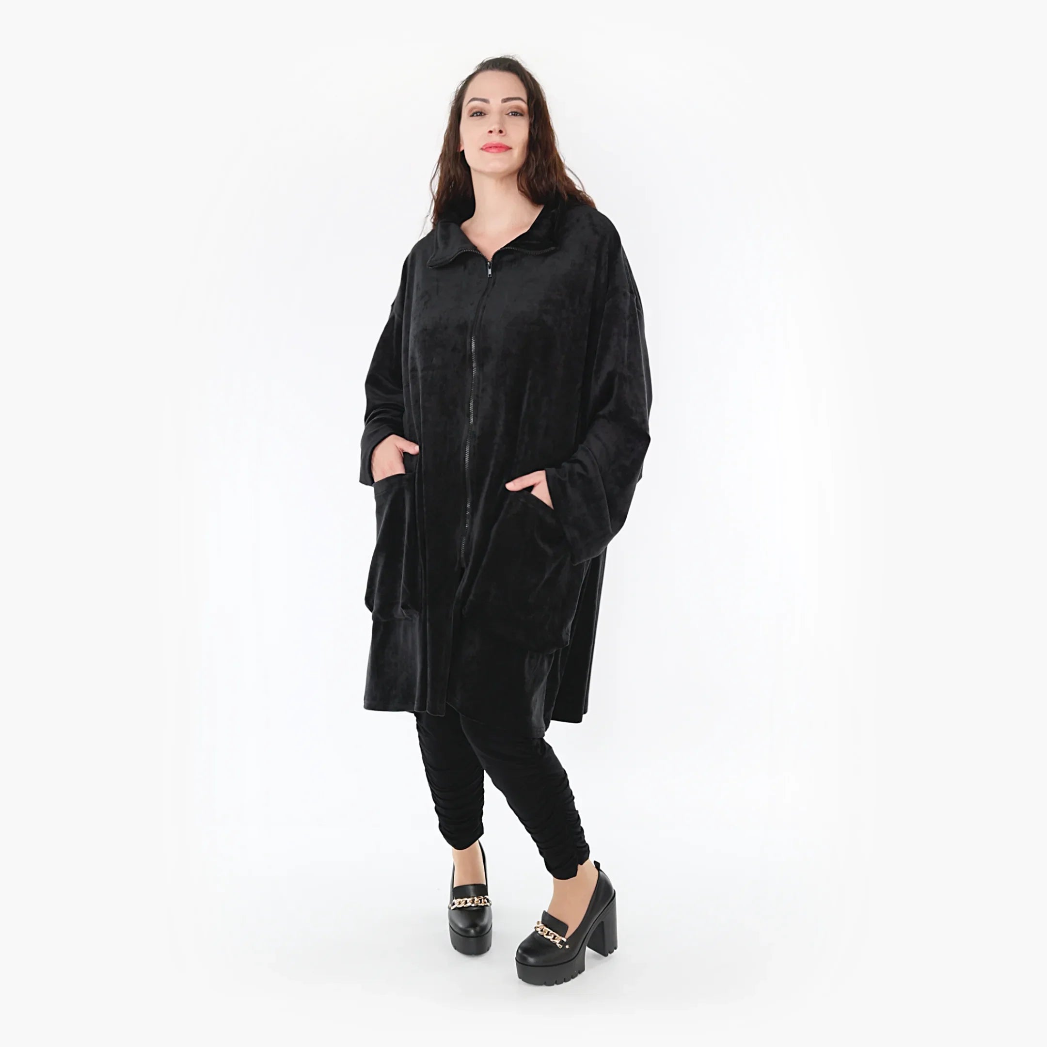 AKH Fashion Mantel 2276 Eliza, Schwarz