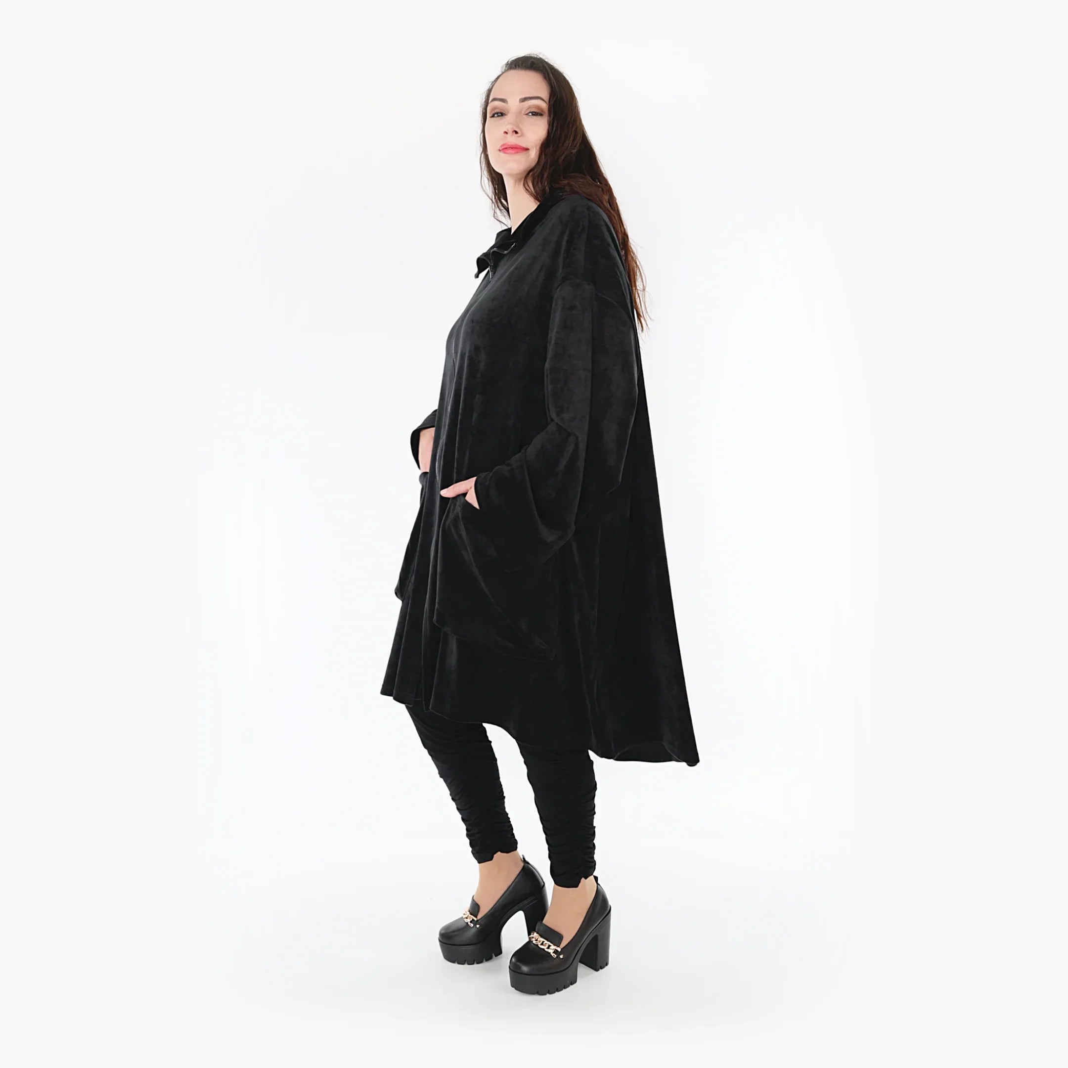AKH Fashion Mantel 2276 Eliza, Schwarz
