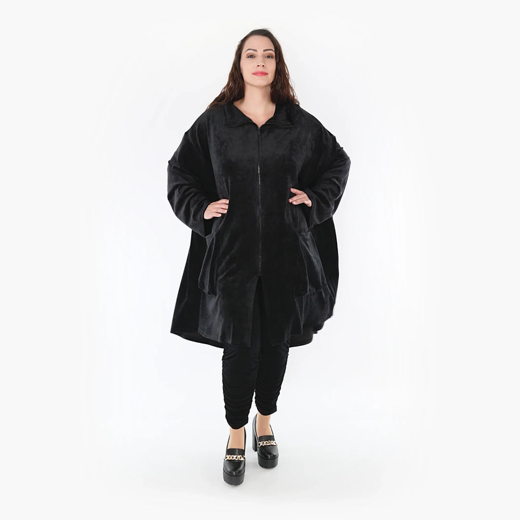 AKH Fashion Mantel 2276 Eliza, Schwarz