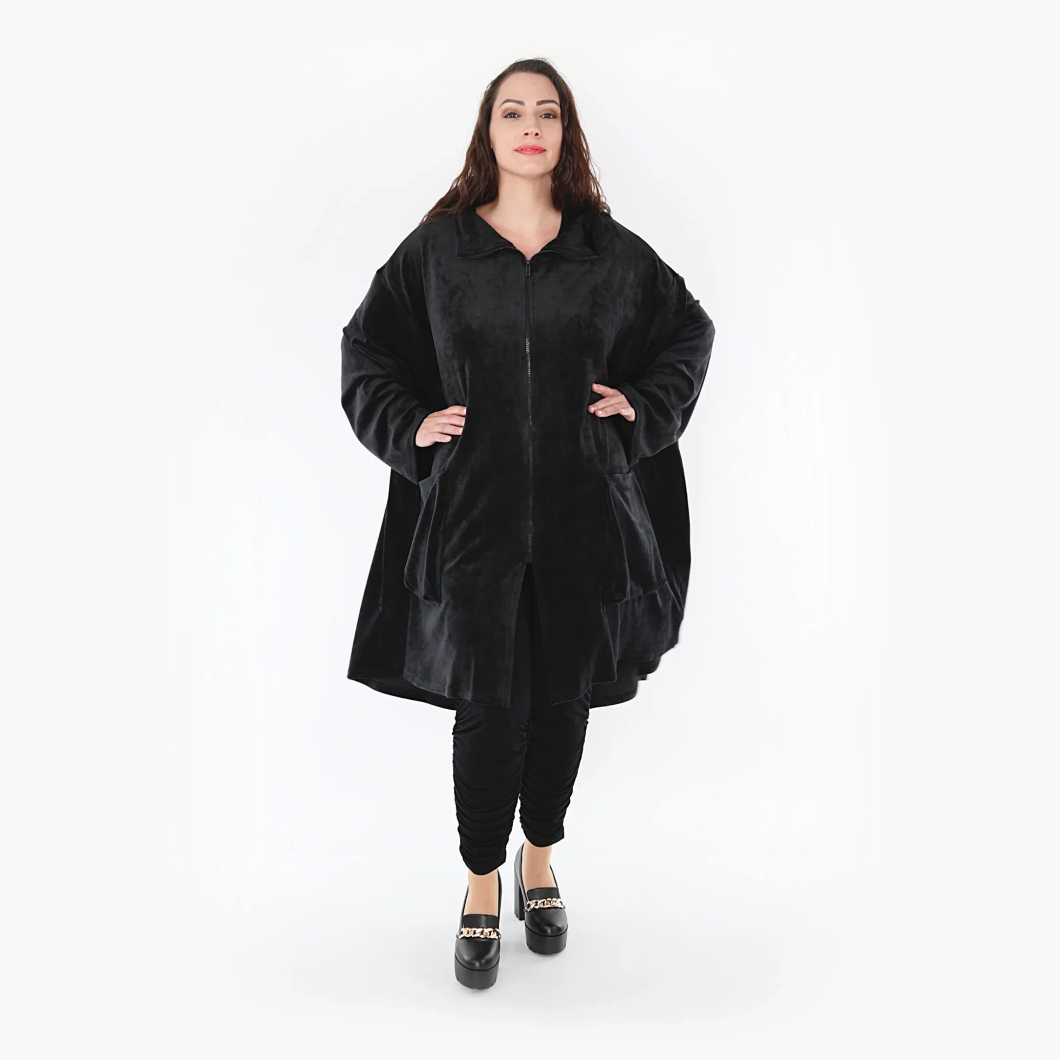 AKH Fashion Mantel 2276 Eliza, Schwarz