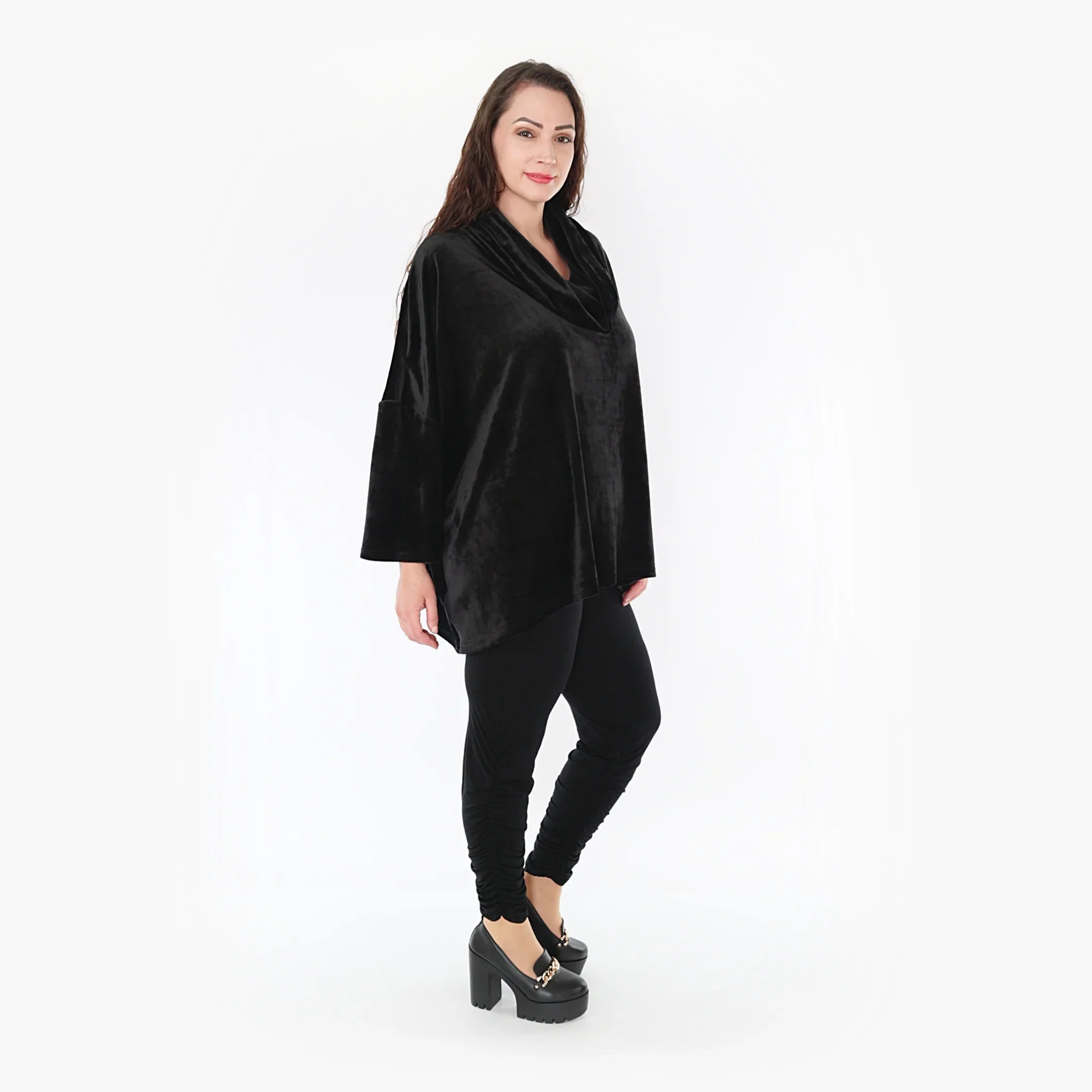 AKH Fashion Shirt 3019 Eliza, Schwarz