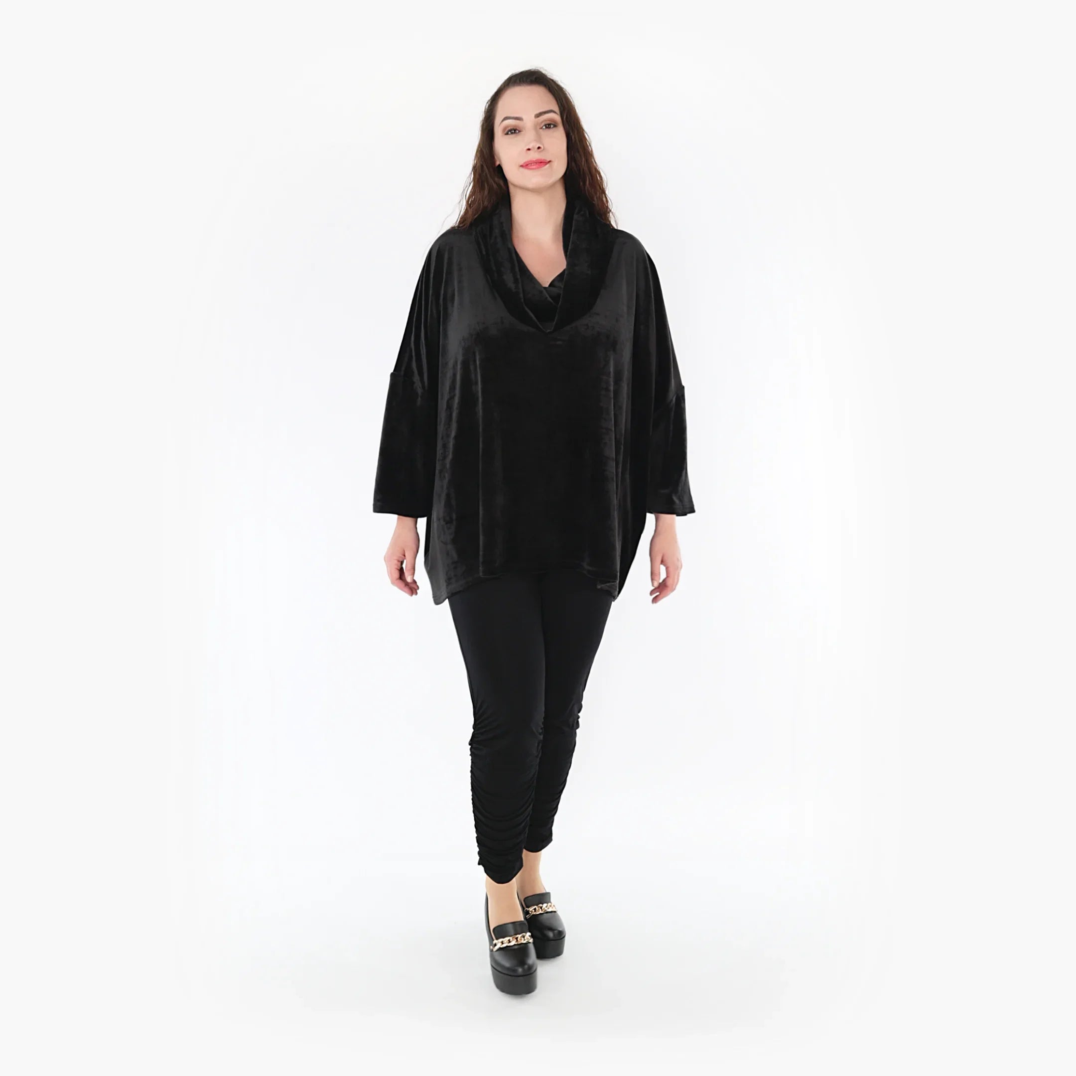 AKH Fashion Shirt 3019 Eliza, Schwarz