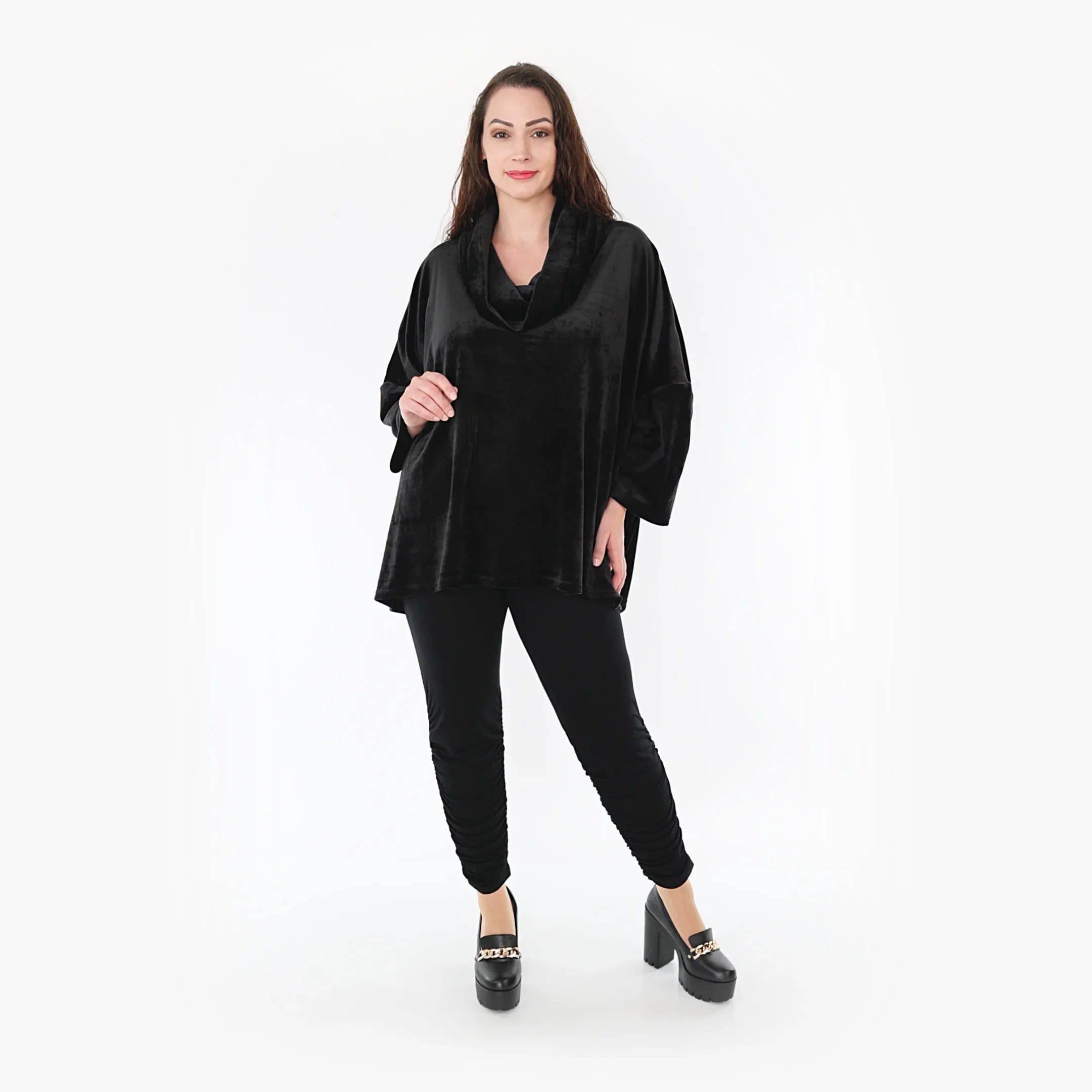 AKH Fashion Shirt 3019 Eliza, Schwarz