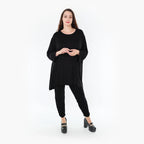 AKH Fashion Shirt 593 Bambus, Schwarz