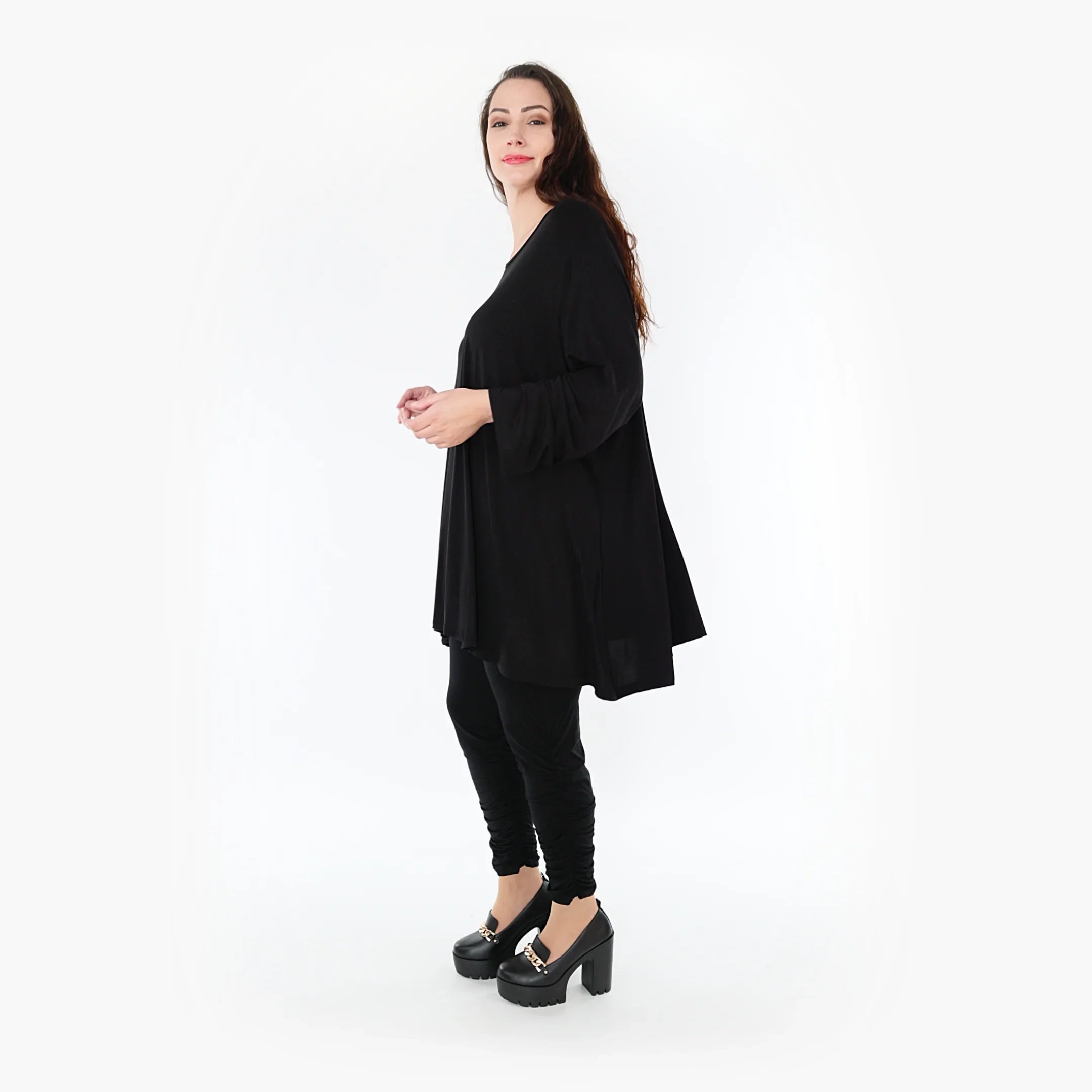 AKH Fashion Shirt 593 Bambus, Schwarz