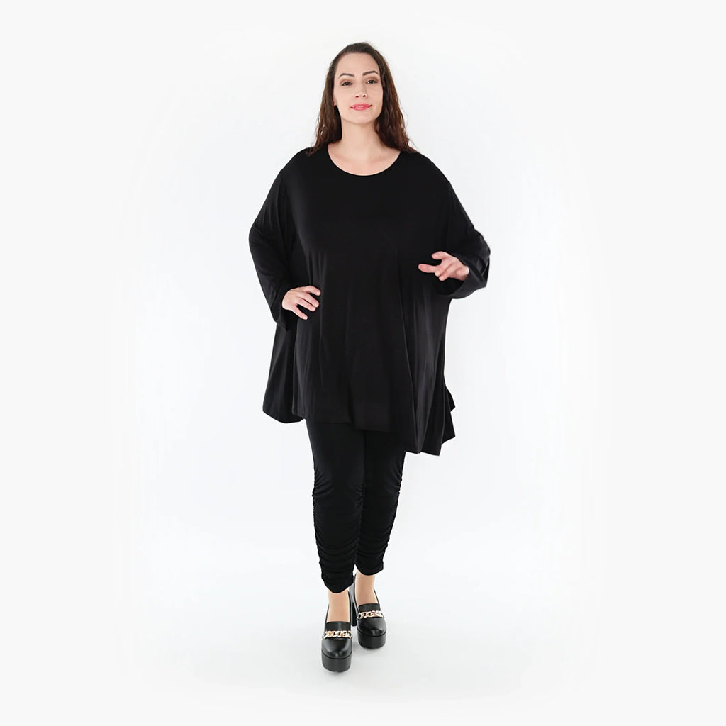 AKH Fashion Shirt 593 Bambus, Schwarz