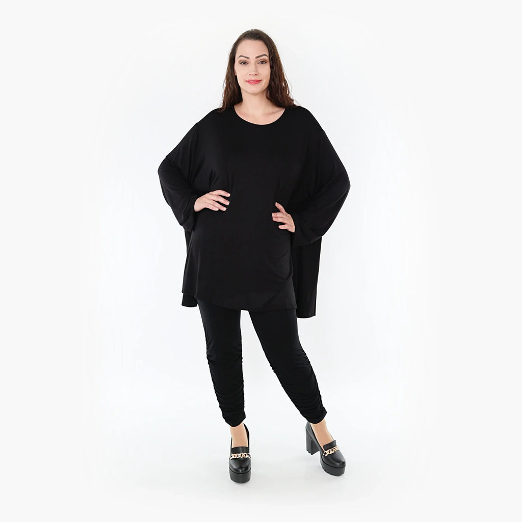 AKH Fashion Shirt 593 Bambus, Schwarz
