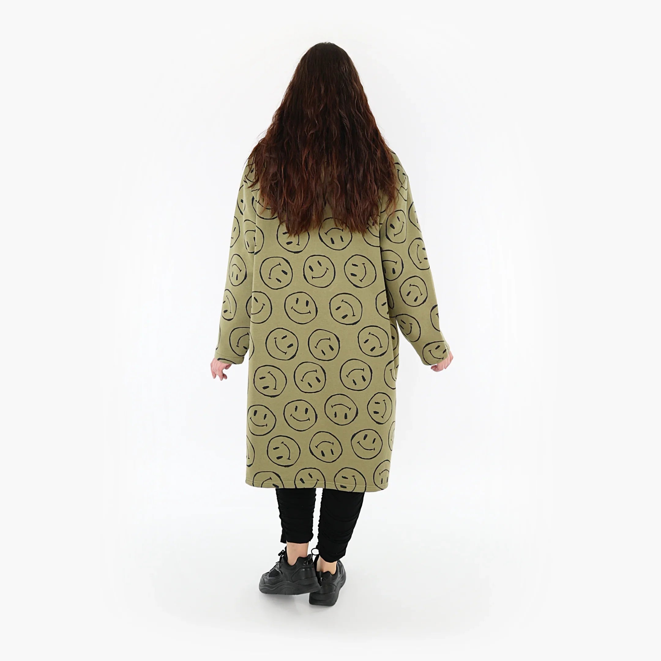 AKH Fashion Shirt 6989 Smily, Olive/Schwarz