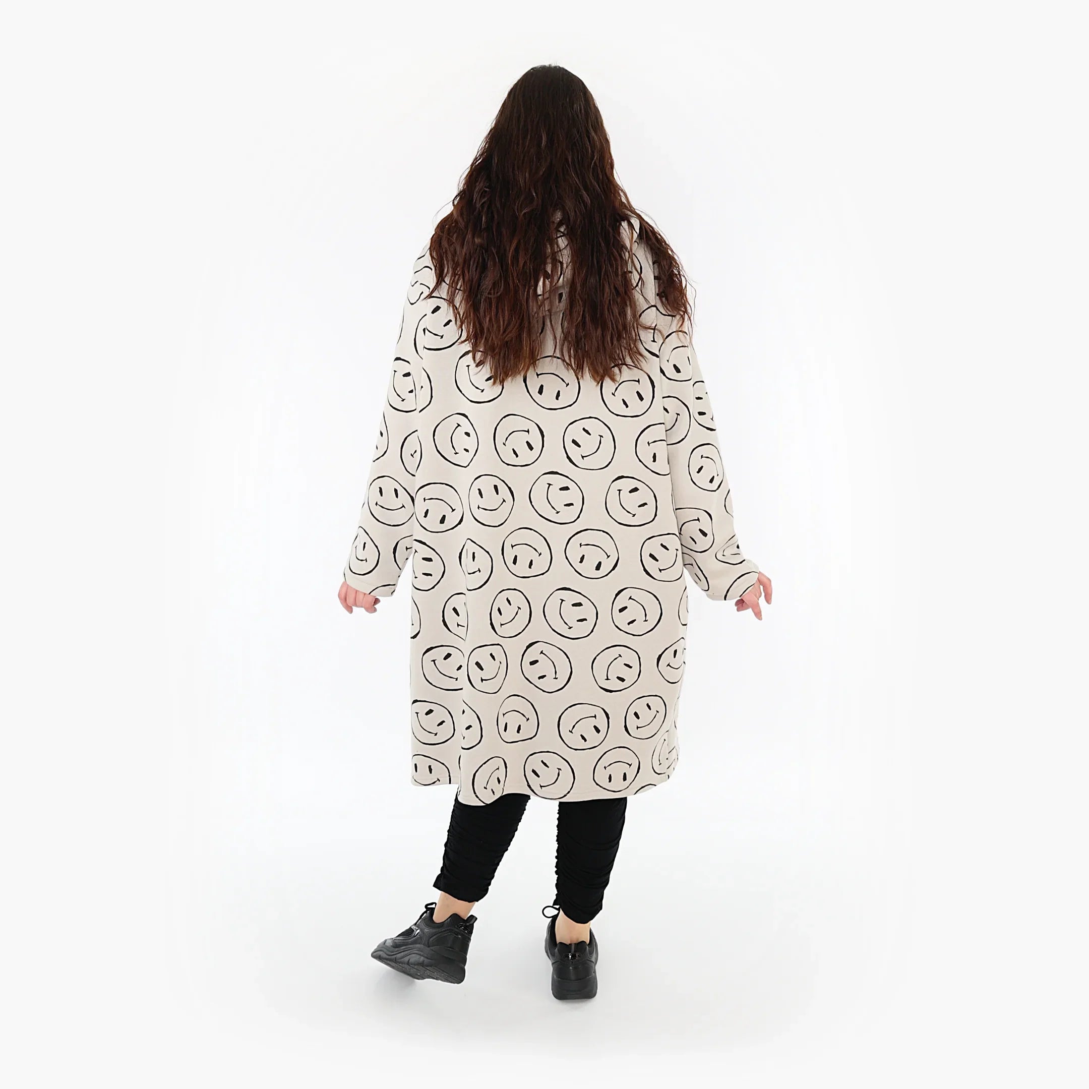 AKH Fashion Shirt 6989 Smily, Beige/Schwarz