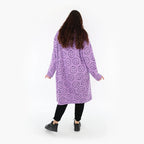 AKH 6989 Big Shirt, Flieder-Schwarz