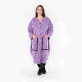 AKH 6986 Coat, Lilac-Black