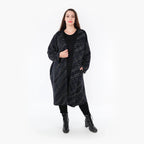 AKH Fashion Jacke 6828 Estelle, Schwarz/Blau/Weiß