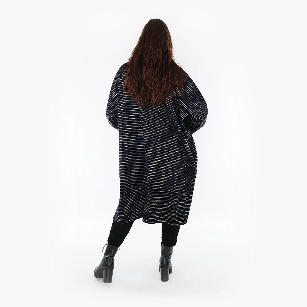 AKH Fashion Jacke 6828 Estelle, Schwarz/Blau/Weiß