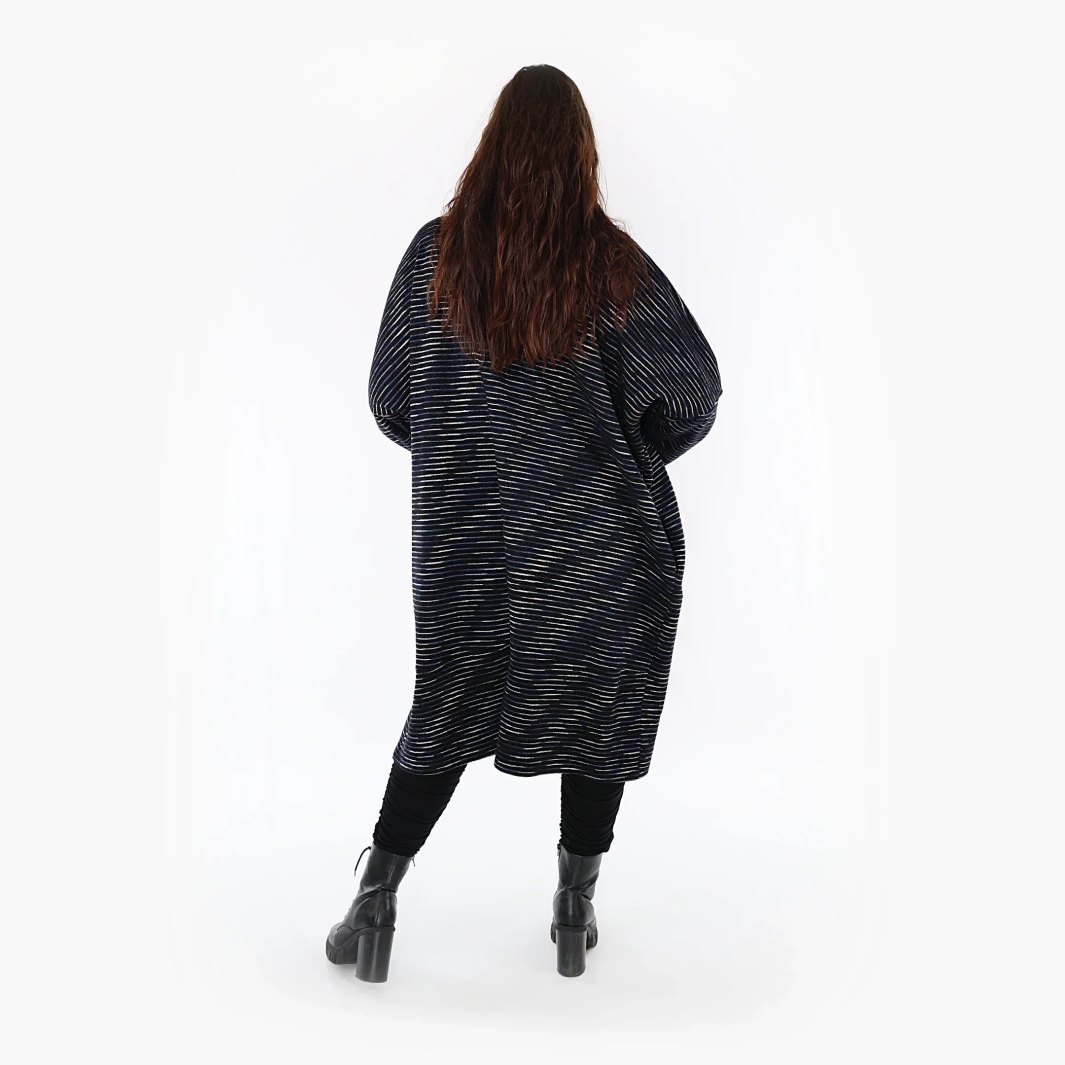 AKH Fashion Jacke 6828 Estelle, Schwarz/Blau/Weiß