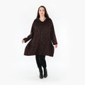 AKH Fashion Jacke 6665 Estelle, Schwarz/Grün/Rot