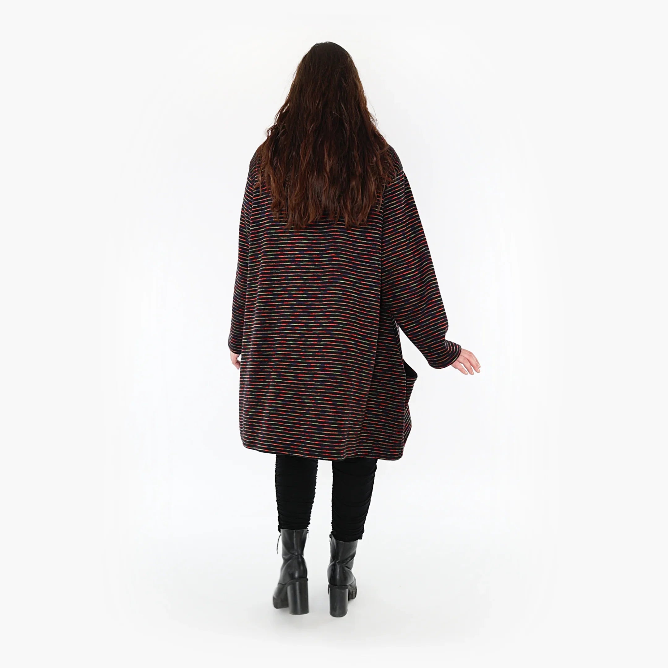 AKH Fashion Jacke 6665 Estelle, Schwarz/Grün/Rot