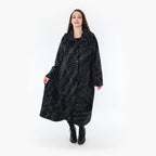 AKH Fashion Mantel 3023 Estelle, Schwarz/Blau/Weiß