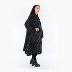 AKH Fashion Mantel 3023 Estelle, Schwarz/Blau/Weiß