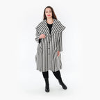AKH Fashion Mantel 1776 Madeleine, Weiß/Schwarz