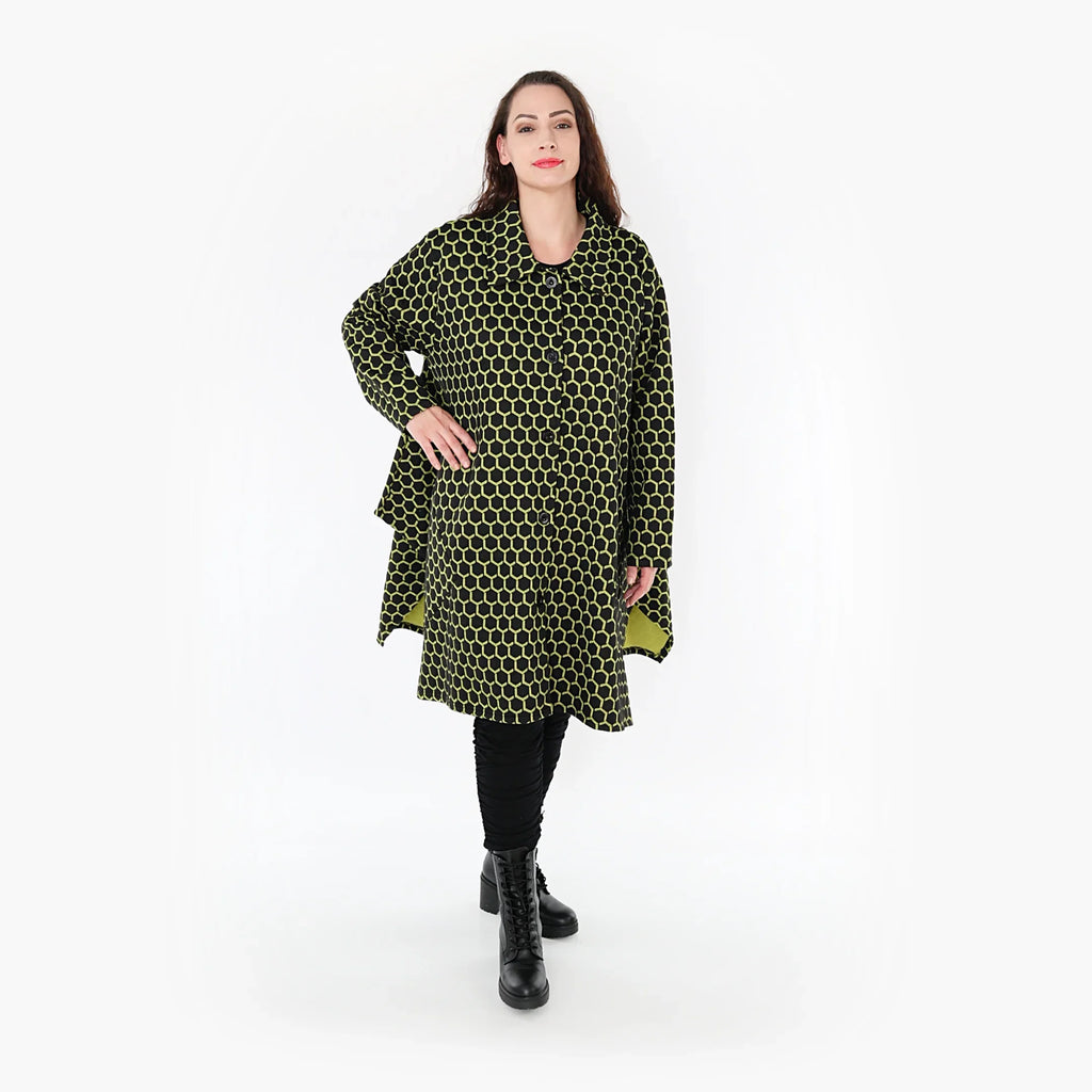 AKH Fashion Jacke 6864 Velora, Schwarz/Lime