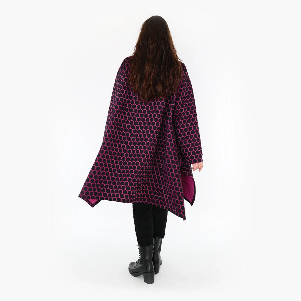 AKH Fashion Jacke 6864 Velora, Schwarz/Fuchsia