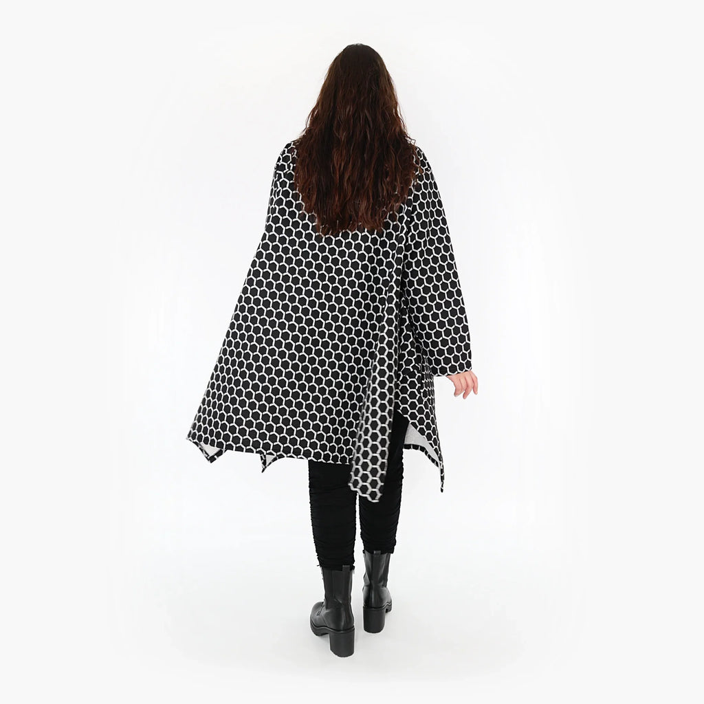 AKH 6864 Jacket, Black and White