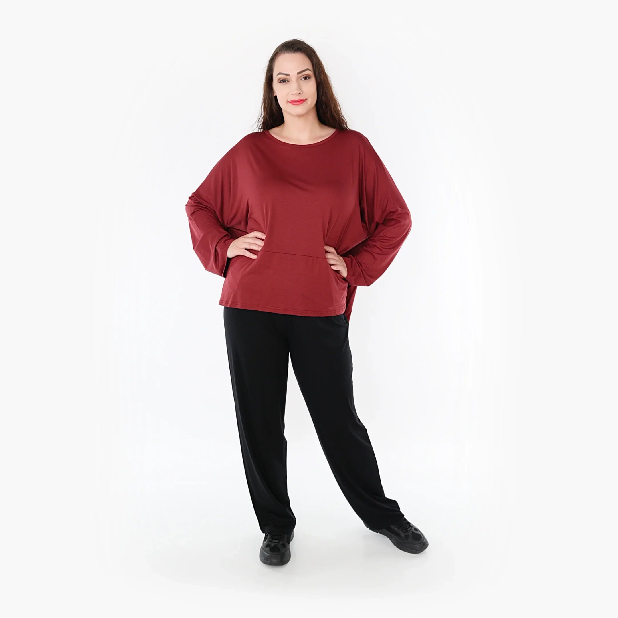 AKH Fashion Shirt 6888L Skye, Burgundy