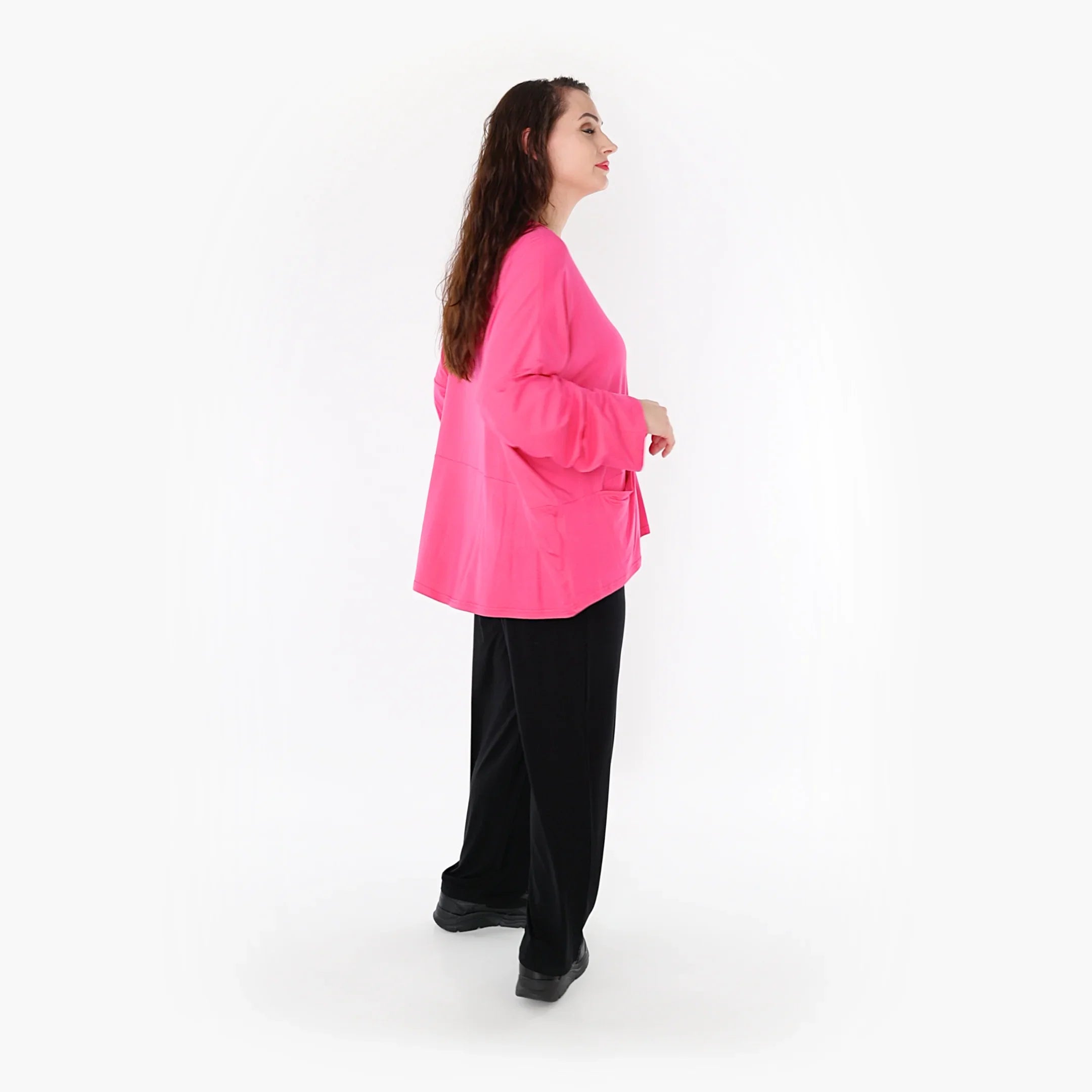 AKH 6888L Big Shirt, Fuchsia