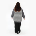 AKH Fashion Shirt 6988 Luisa, Grau/Weiß