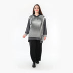AKH Fashion Shirt 6988 Luisa, Grau/Weiß