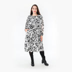 AKH Fashion Kleid 6698 Veru, Weiß/Schwarz
