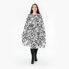 AKH Fashion Kleid 6698 Veru, Weiß/Schwarz