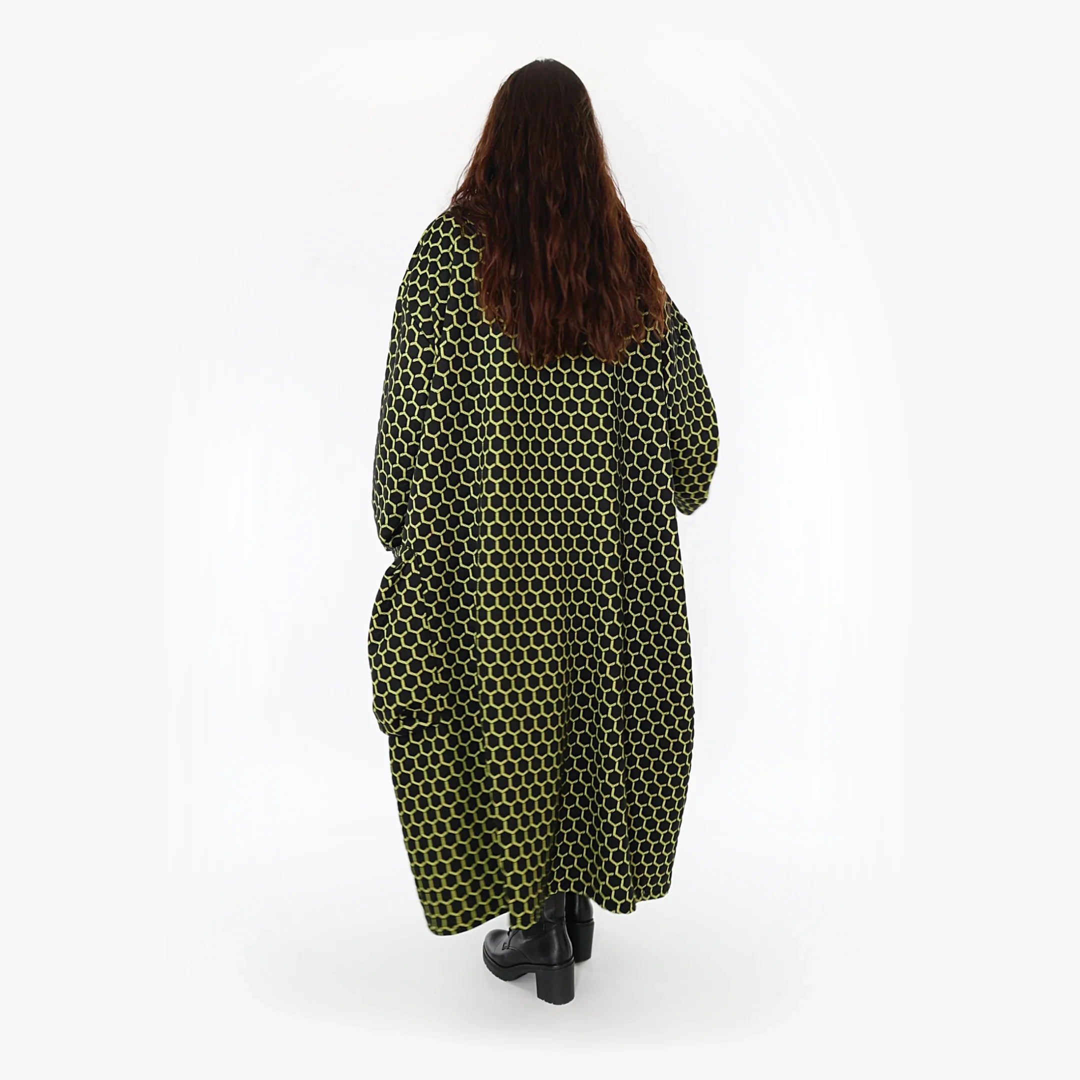 AKH Fashion Mantel 6985 Velora, Schwarz/Lime