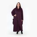AKH Fashion Mantel 6985 Velora, Schwarz/Fuchsia