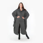 AKH Fashion Mantel 6985 Velora, Schwarz/Weiß