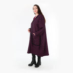 AKH Fashion Mantel 6986 Velora, Schwarz/Fuchsia