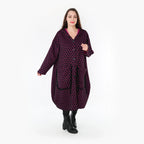 AKH Fashion Mantel 6986 Velora, Schwarz/Fuchsia