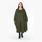 Robe AKH 6984, noir-citron vert