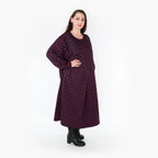 AKH Fashion Kleid 6984 Velora, Schwarz/Fuchsia
