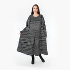 AKH Fashion Kleid 6984 Velora, Schwarz/Weiß