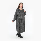 AKH Fashion Kleid 6984 Velora, Schwarz/Weiß