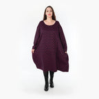 Robe AKH 6859, Noir-Fuchsia