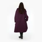 Robe AKH 6859, Noir-Fuchsia