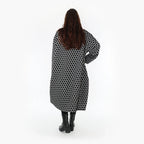 AKH Fashion Kleid 6859 Velora, Schwarz/Weiß
