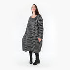 AKH Fashion Kleid 6859 Velora, Schwarz/Weiß