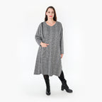 AKH Fashion Kleid 6982 Marla, Weiß/Schwarz
